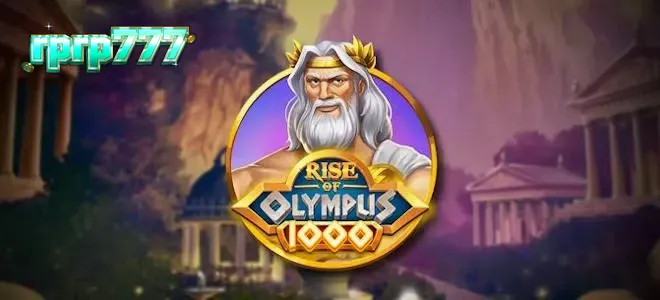 Tampilan visual dewa-dewa Yunani dalam permainan slot Rise of Olympus 1000